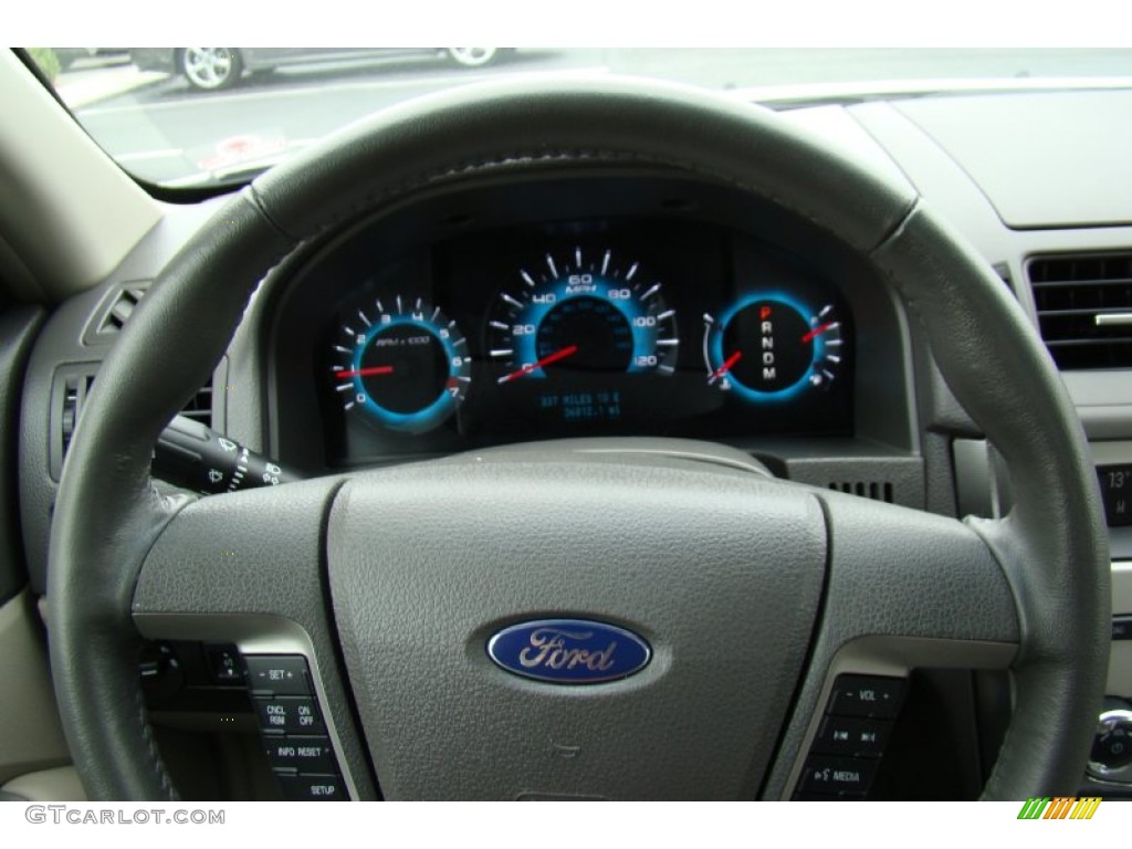 2012 Fusion SEL V6 - Ingot Silver Metallic / Medium Light Stone photo #9