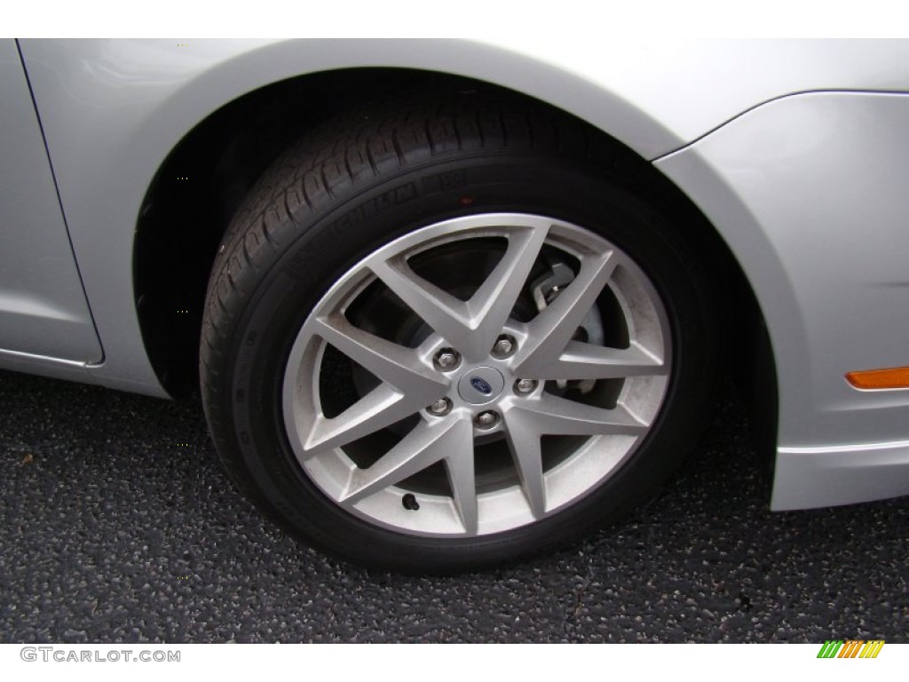 2012 Fusion SEL V6 - Ingot Silver Metallic / Medium Light Stone photo #15