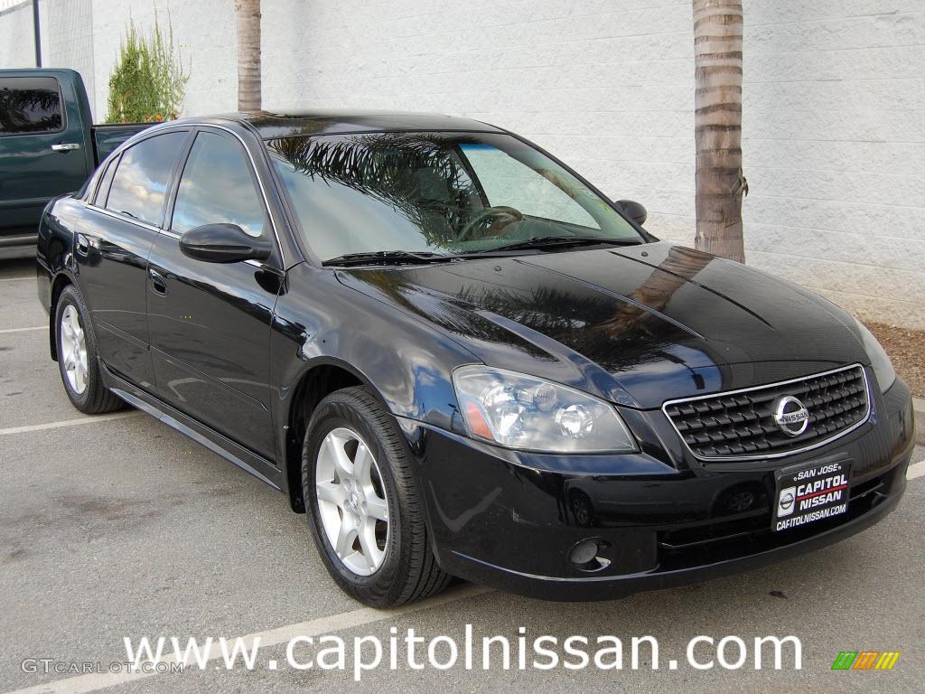 2006 Altima 2.5 S Special Edition - Super Black / Blond photo #1