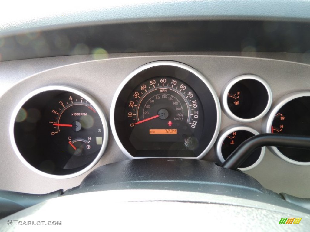 2010 Tundra Double Cab 4x4 - Slate Gray Metallic / Black photo #22