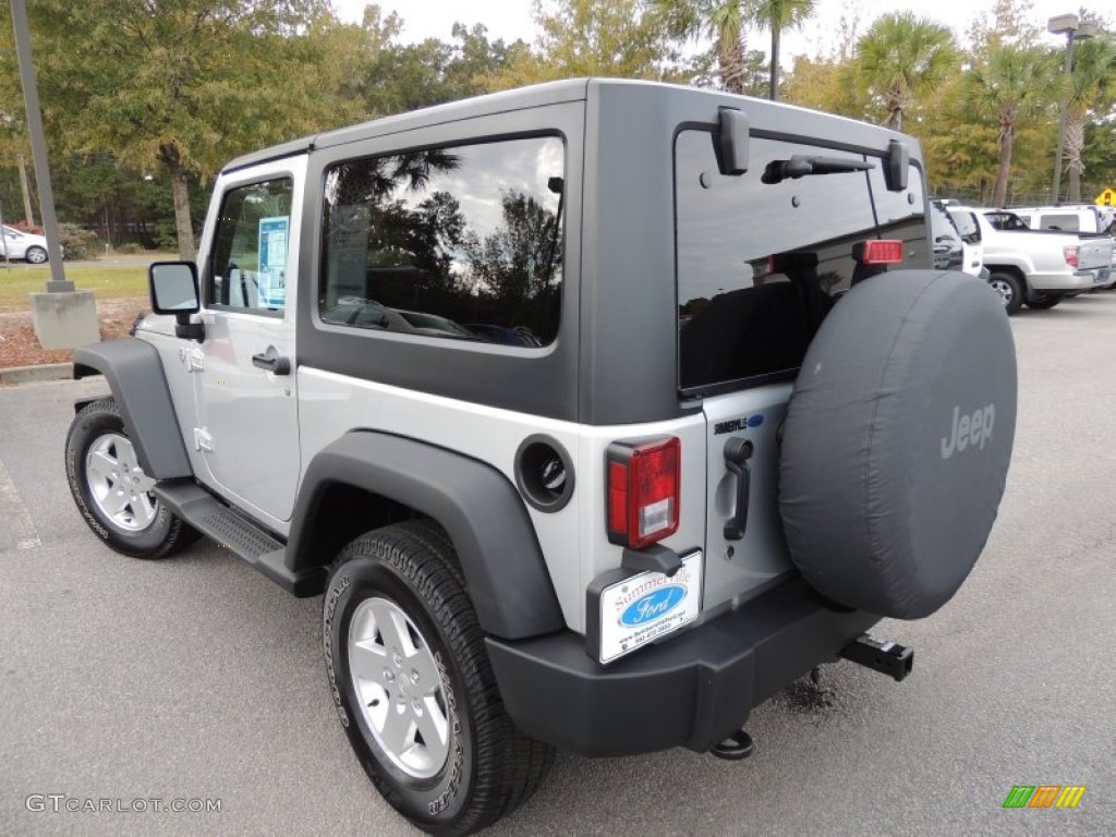 2012 Wrangler Sport 4x4 - Bright Silver Metallic / Black photo #10