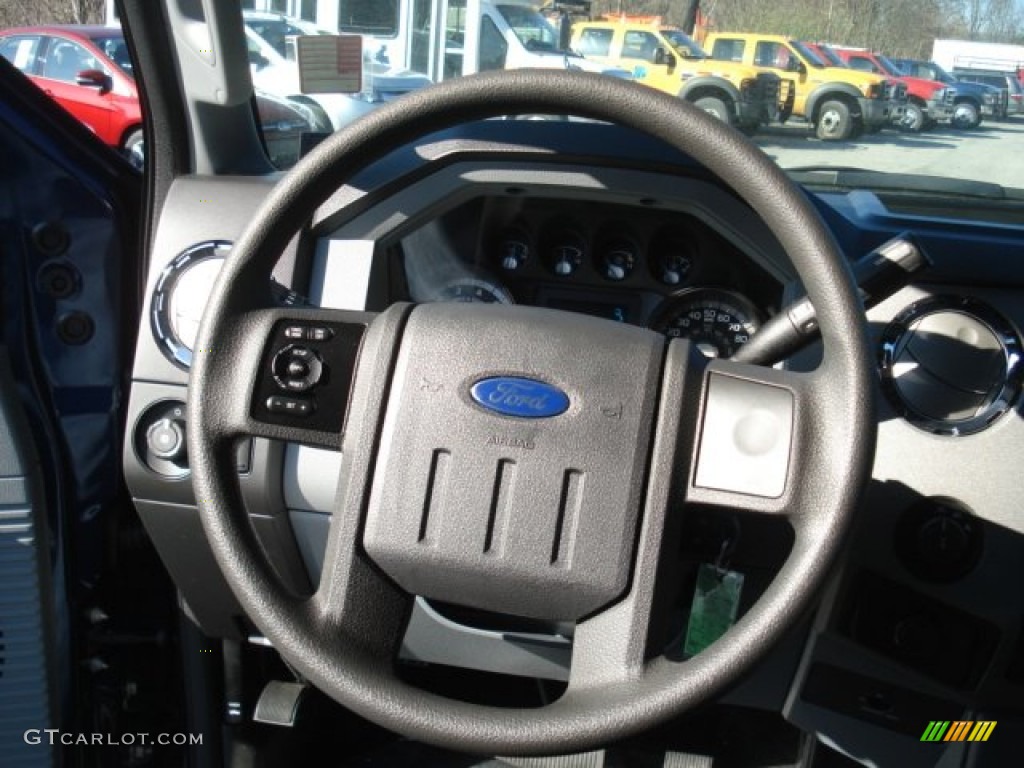 2012 Ford F250 Super Duty XLT SuperCab 4x4 Steel Steering Wheel Photo #73277796