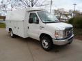 Oxford White 2012 Ford E Series Cutaway E350 Commercial Utility Truck Exterior