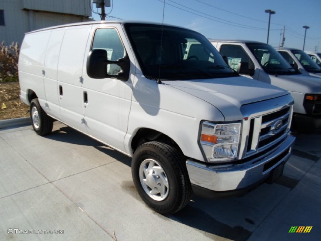 Oxford White 2012 Ford E Series Van E350 Cargo Exterior Photo #73278759