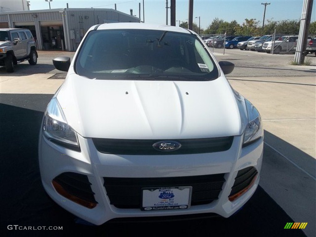 2013 Escape S - Oxford White / Charcoal Black photo #14