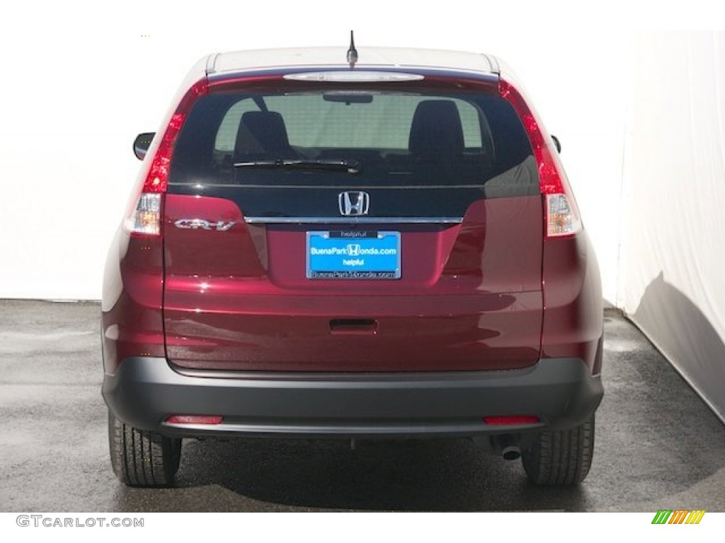 2013 CR-V EX - Basque Red Pearl II / Gray photo #6