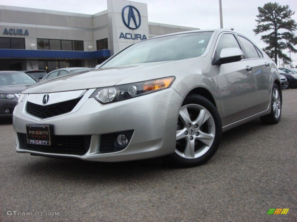 2010 TSX Sedan - Palladium Metallic / Taupe photo #1