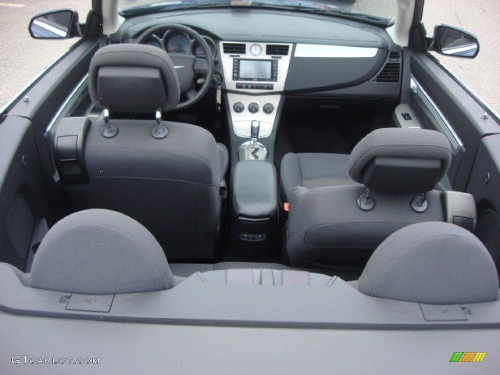 Dark Slate Gray Interior 2010 Chrysler Sebring Touring Convertible Photo #73282587