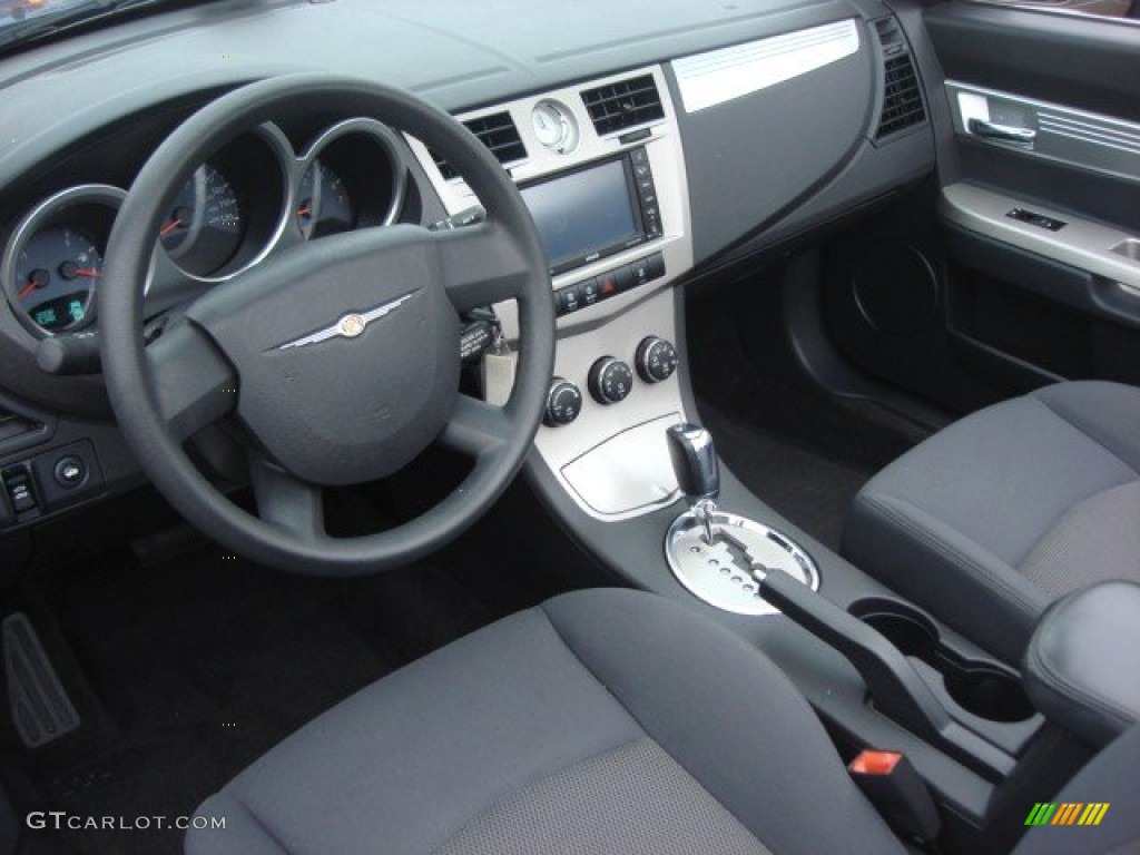 Dark Slate Gray Interior 2010 Chrysler Sebring Touring Convertible Photo #73282596