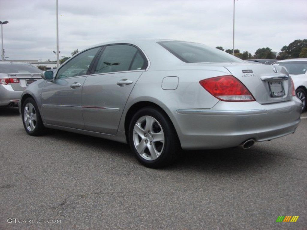 2008 RL 3.5 AWD Sedan - Lakeshore Silver Metallic / Taupe photo #4