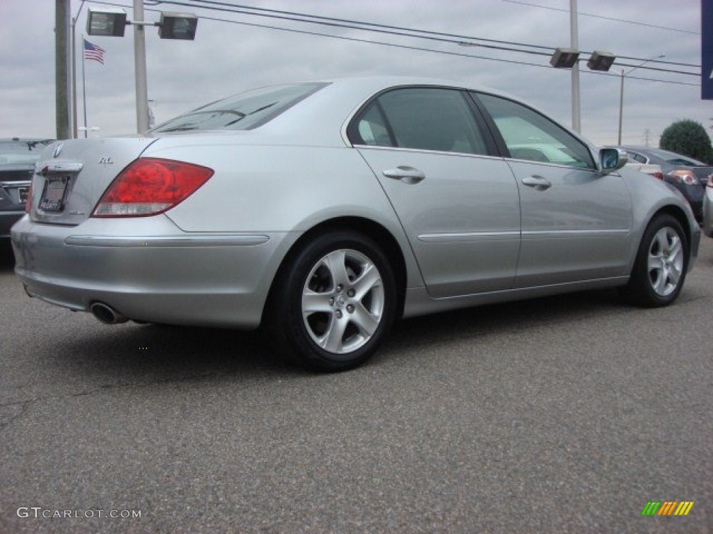 2008 RL 3.5 AWD Sedan - Lakeshore Silver Metallic / Taupe photo #5