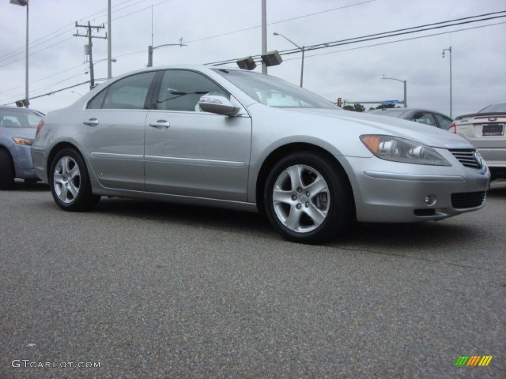 2008 RL 3.5 AWD Sedan - Lakeshore Silver Metallic / Taupe photo #6