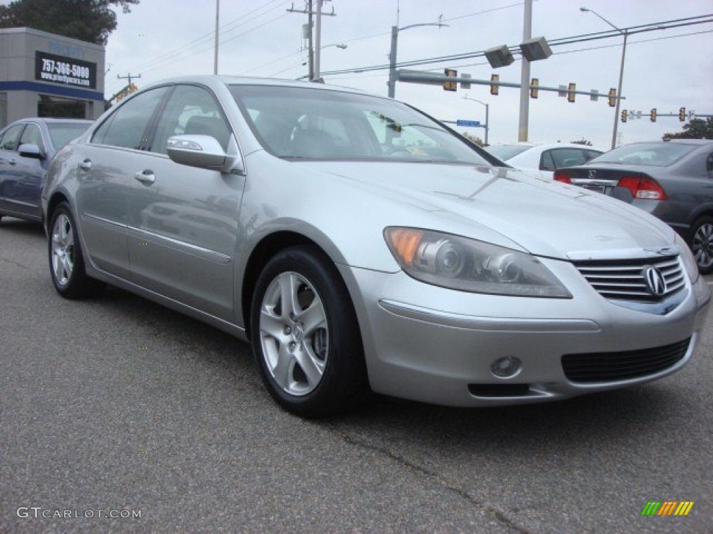 2008 RL 3.5 AWD Sedan - Lakeshore Silver Metallic / Taupe photo #7