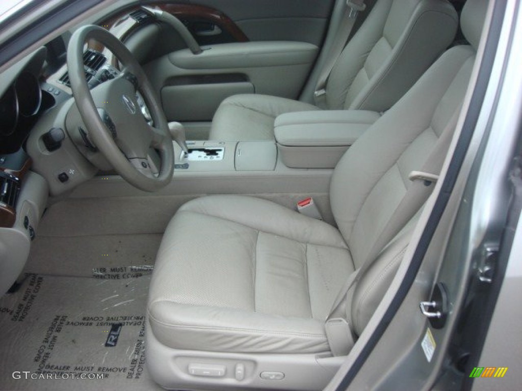 2008 RL 3.5 AWD Sedan - Lakeshore Silver Metallic / Taupe photo #9