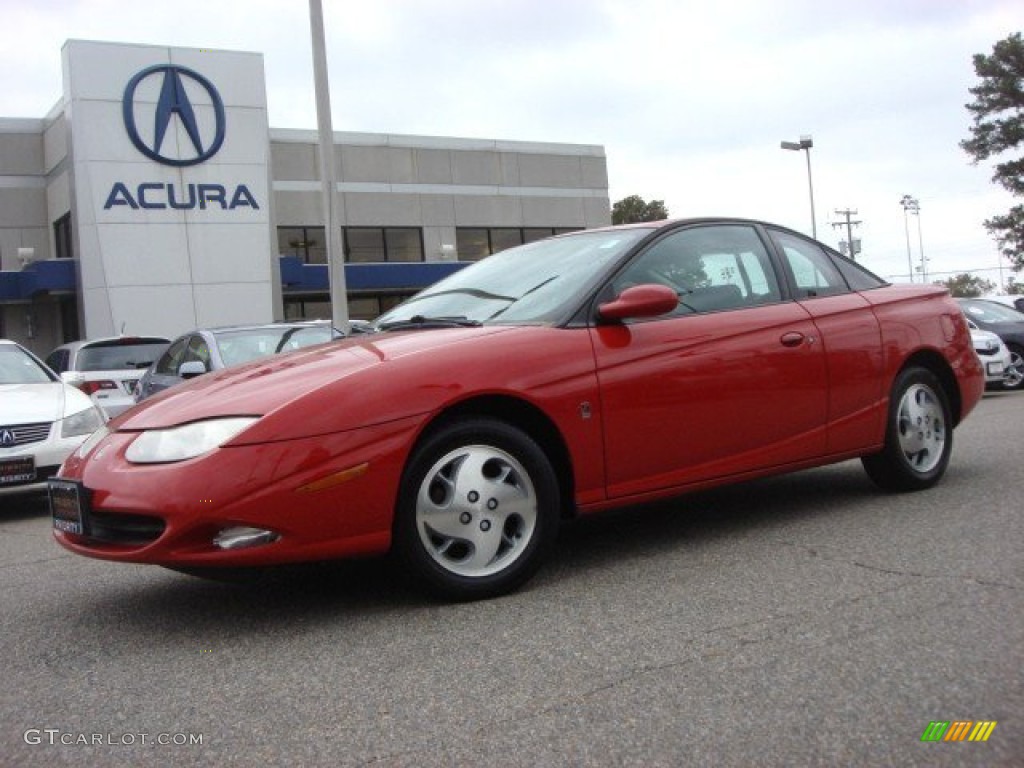 2002 S Series SC2 Coupe - Bright Red / Gray photo #2