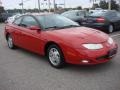 2002 Bright Red Saturn S Series SC2 Coupe  photo #6