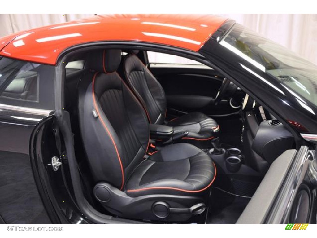 Lounge Championship Red Interior 2012 Mini Cooper John Cooper Works Coupe Photo #73284675
