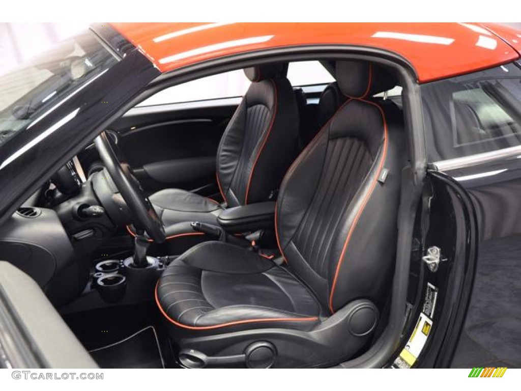 Lounge Championship Red Interior 2012 Mini Cooper John Cooper Works Coupe Photo #73284789