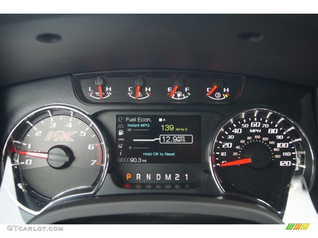 2013 Ford F150 FX4 SuperCrew 4x4 Gauges Photo #73285926