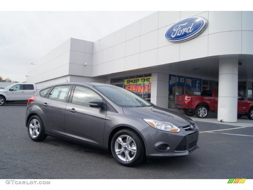 2013 Focus SE Hatchback - Sterling Gray / Medium Light Stone photo #1