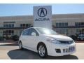 Fresh Powder White 2012 Nissan Versa 1.8 SL Hatchback