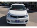 2012 Fresh Powder White Nissan Versa 1.8 SL Hatchback  photo #3