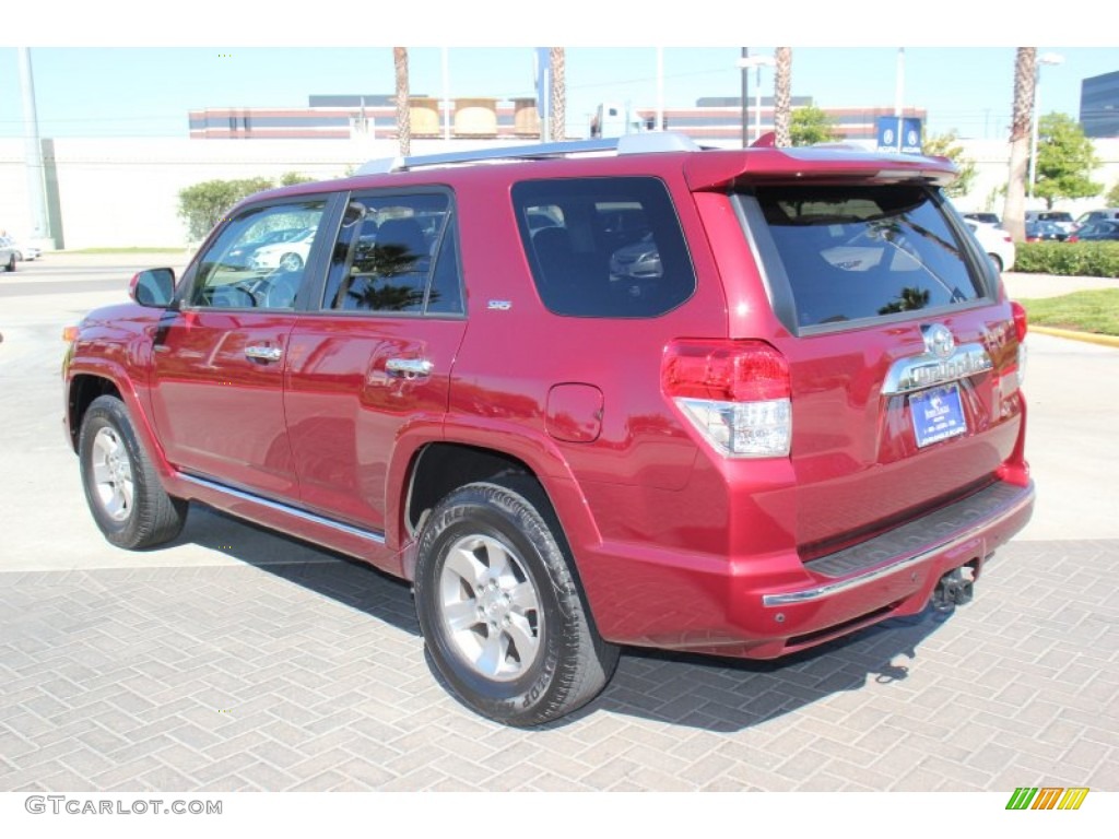 2011 4Runner SR5 4x4 - Salsa Red Pearl / Graphite photo #7