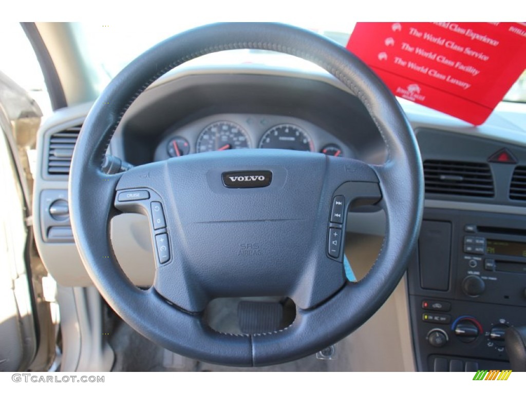 2001 Volvo V70 2.4 Beige Steering Wheel Photo #73287084