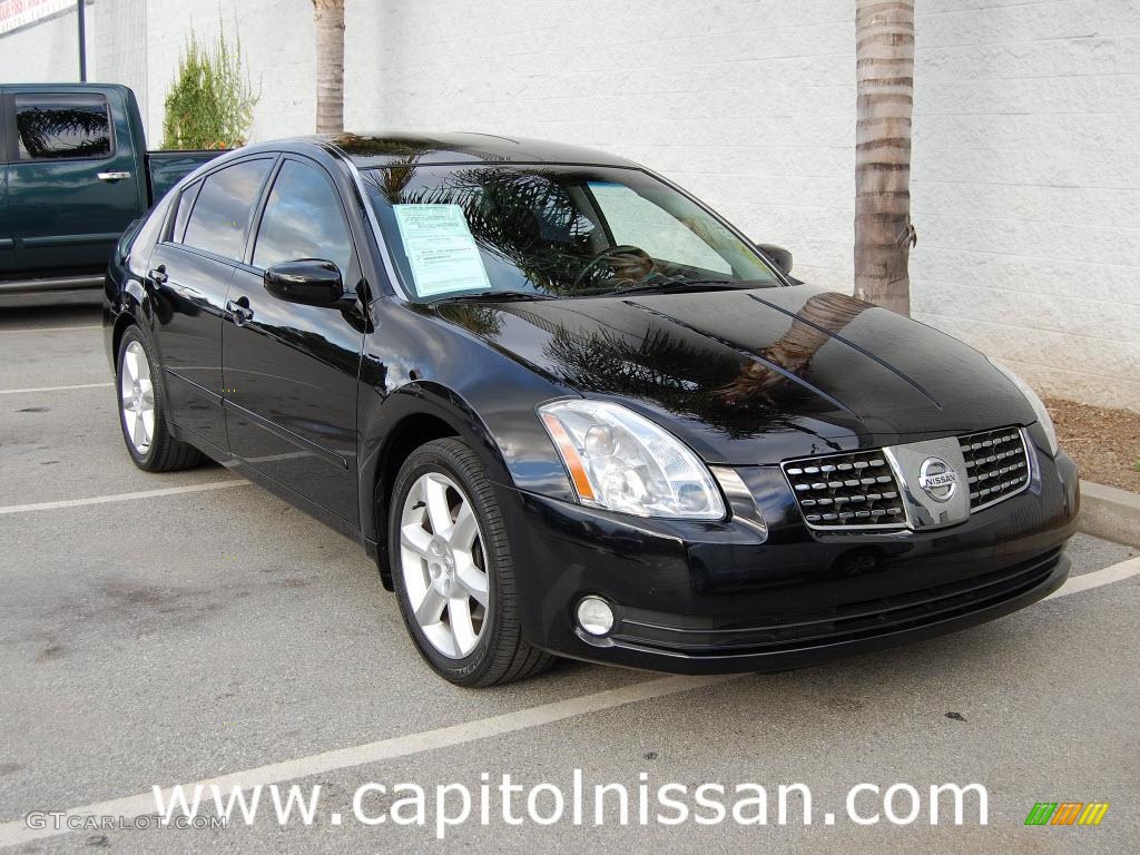 2006 Onyx Black Nissan Maxima 3 5 Se 7272886 Gtcarlot Com