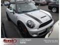 2013 White Silver Metallic Mini Cooper S Convertible  photo #1