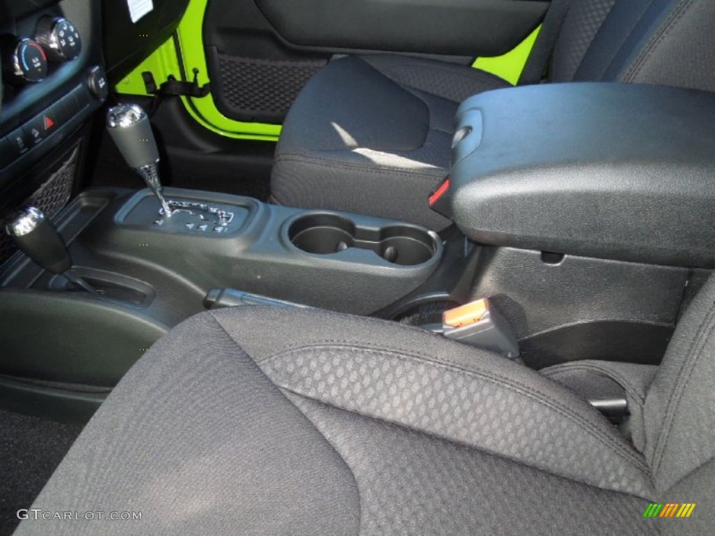 2013 Wrangler Unlimited Sport S 4x4 - Gecko Green Pearl / Black photo #11