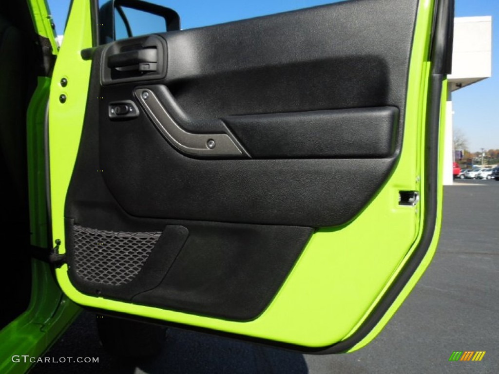 2013 Wrangler Unlimited Sport S 4x4 - Gecko Green Pearl / Black photo #26