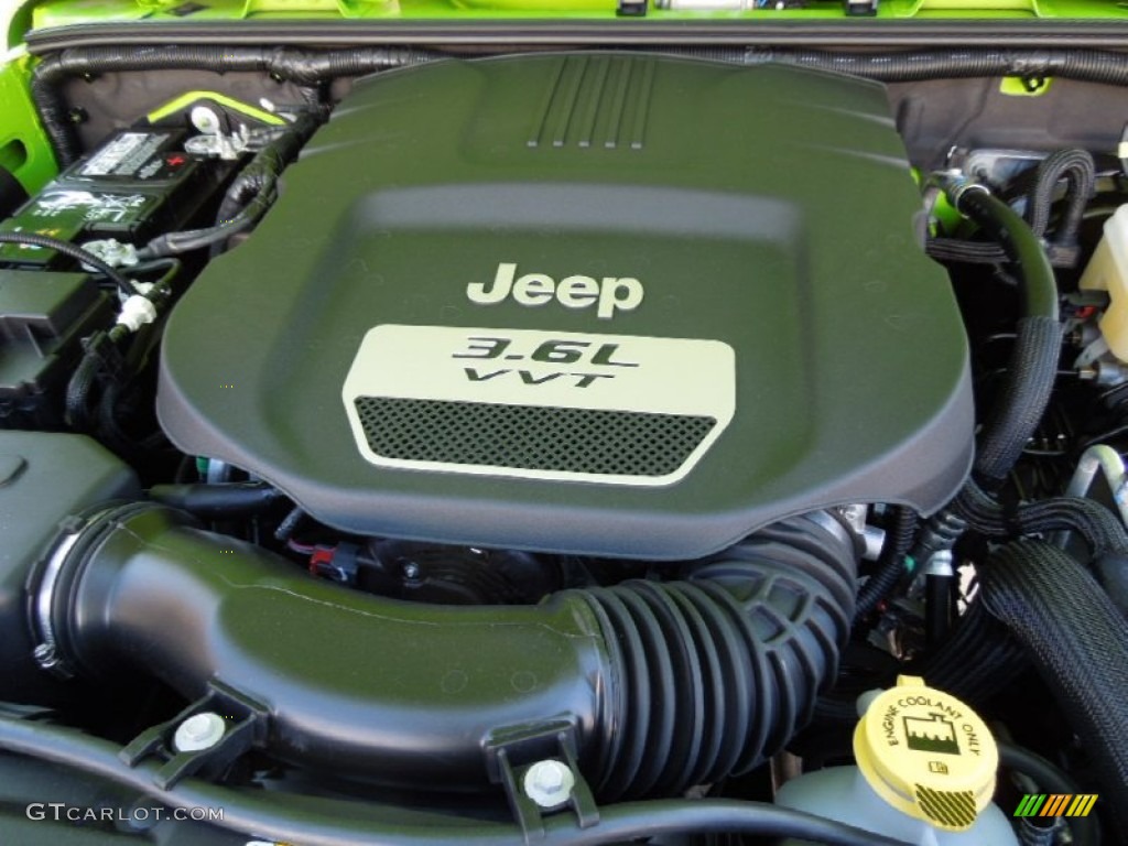 2013 Jeep Wrangler Unlimited Sport S 4x4 3.6 Liter DOHC 24-Valve VVT Pentastar V6 Engine Photo #73290165