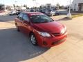 Barcelona Red Metallic - Corolla LE Photo No. 7