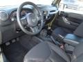 2013 Jeep Wrangler Black Interior Prime Interior Photo