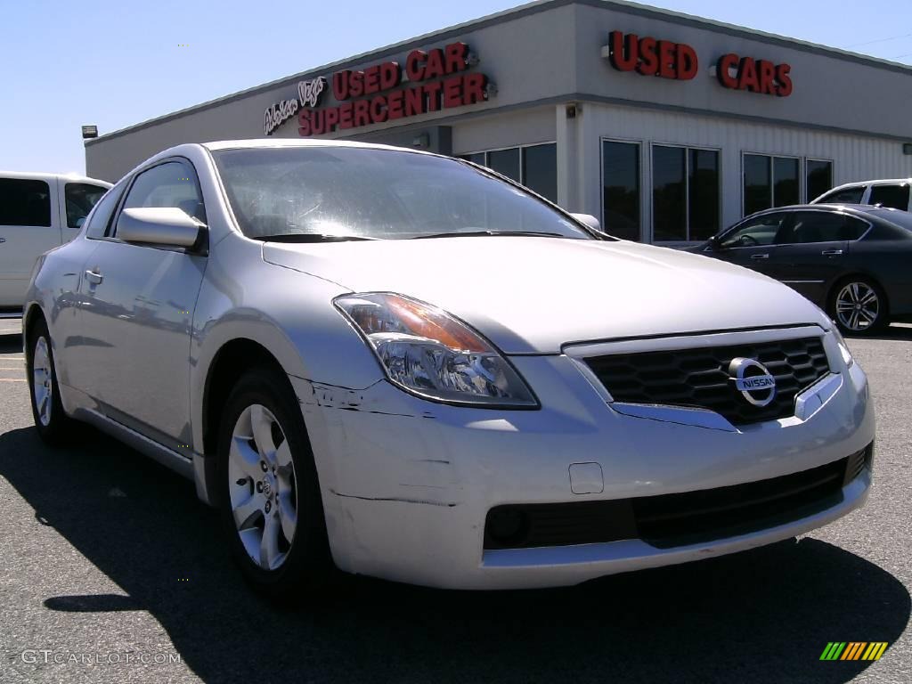 2008 Altima 2.5 S Coupe - Radiant Silver Metallic / Charcoal photo #1