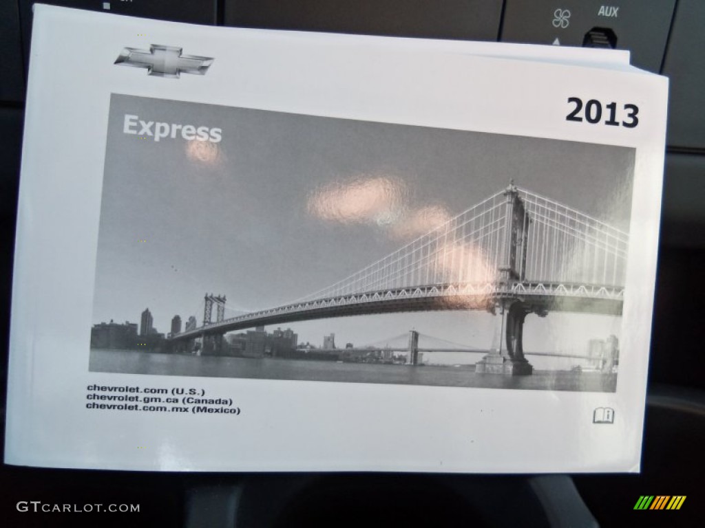 2013 Chevrolet Express 2500 Cargo Van Books/Manuals Photo #73293684