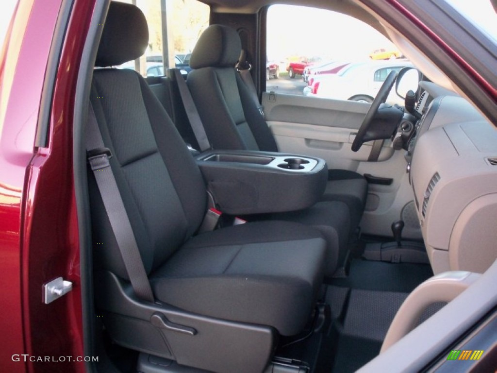 2013 Silverado 1500 Work Truck Regular Cab 4x4 - Deep Ruby Metallic / Dark Titanium photo #12