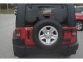 2008 Flame Red Jeep Wrangler X 4x4 Right Hand Drive  photo #4