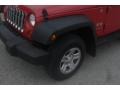 2008 Flame Red Jeep Wrangler X 4x4 Right Hand Drive  photo #6
