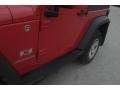 2008 Flame Red Jeep Wrangler X 4x4 Right Hand Drive  photo #9