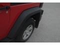 2008 Flame Red Jeep Wrangler X 4x4 Right Hand Drive  photo #11