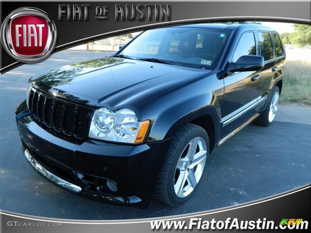 2007 Grand Cherokee SRT8 4x4 - Black / Medium Slate Gray photo #1