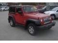 2008 Flame Red Jeep Wrangler X 4x4 Right Hand Drive  photo #28