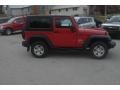 2008 Flame Red Jeep Wrangler X 4x4 Right Hand Drive  photo #29