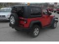 2008 Flame Red Jeep Wrangler X 4x4 Right Hand Drive  photo #30