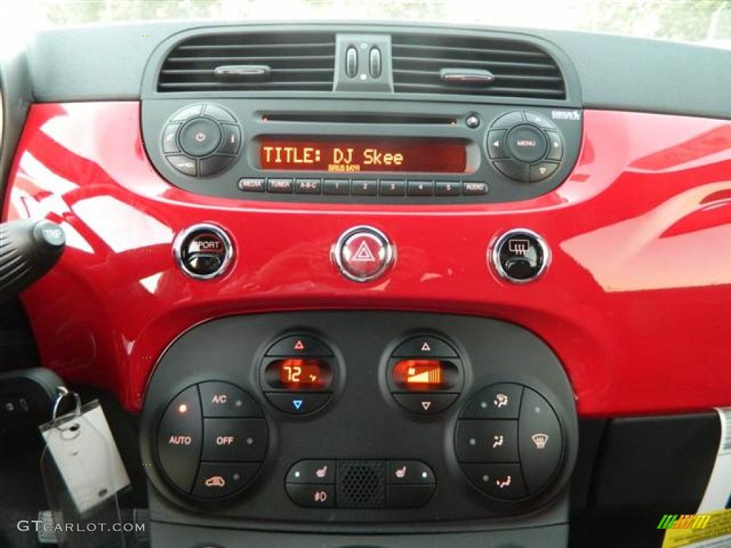 2013 Fiat 500 Sport Controls Photo #73296342