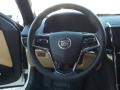 Caramel/Jet Black Accents 2013 Cadillac ATS 2.5L Luxury Steering Wheel