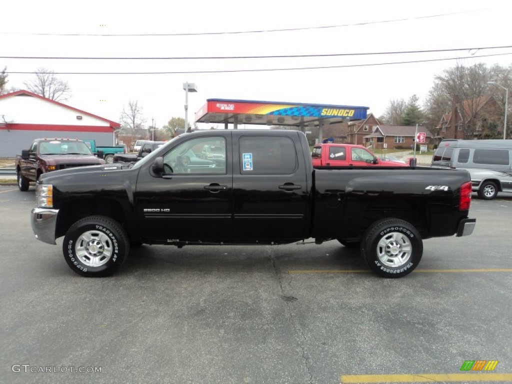 2010 Silverado 2500HD LT Crew Cab 4x4 - Black / Ebony photo #1