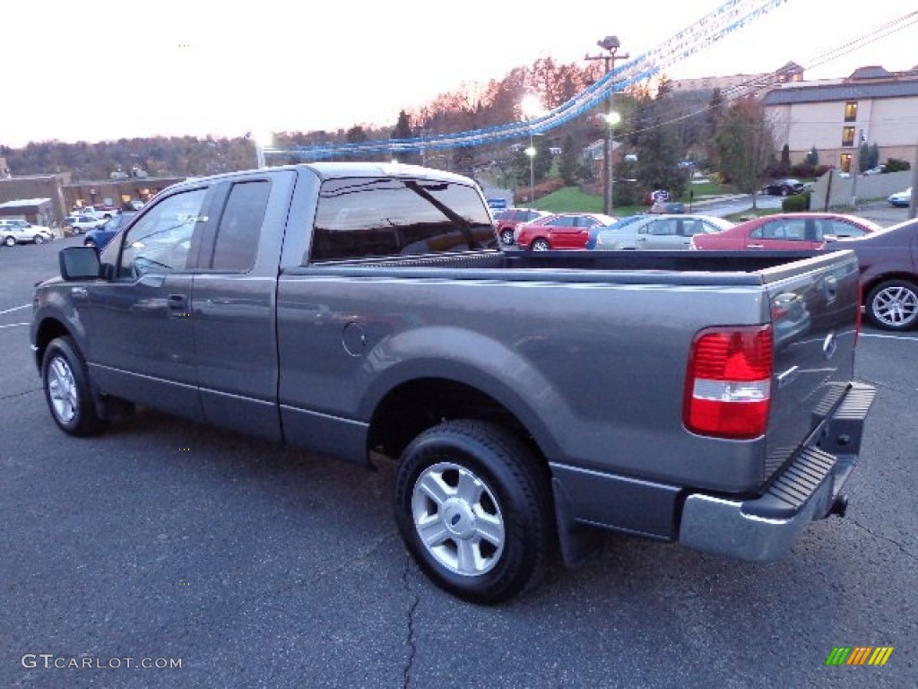 2004 F150 XLT SuperCab - Dark Shadow Grey Metallic / Medium/Dark Flint photo #4